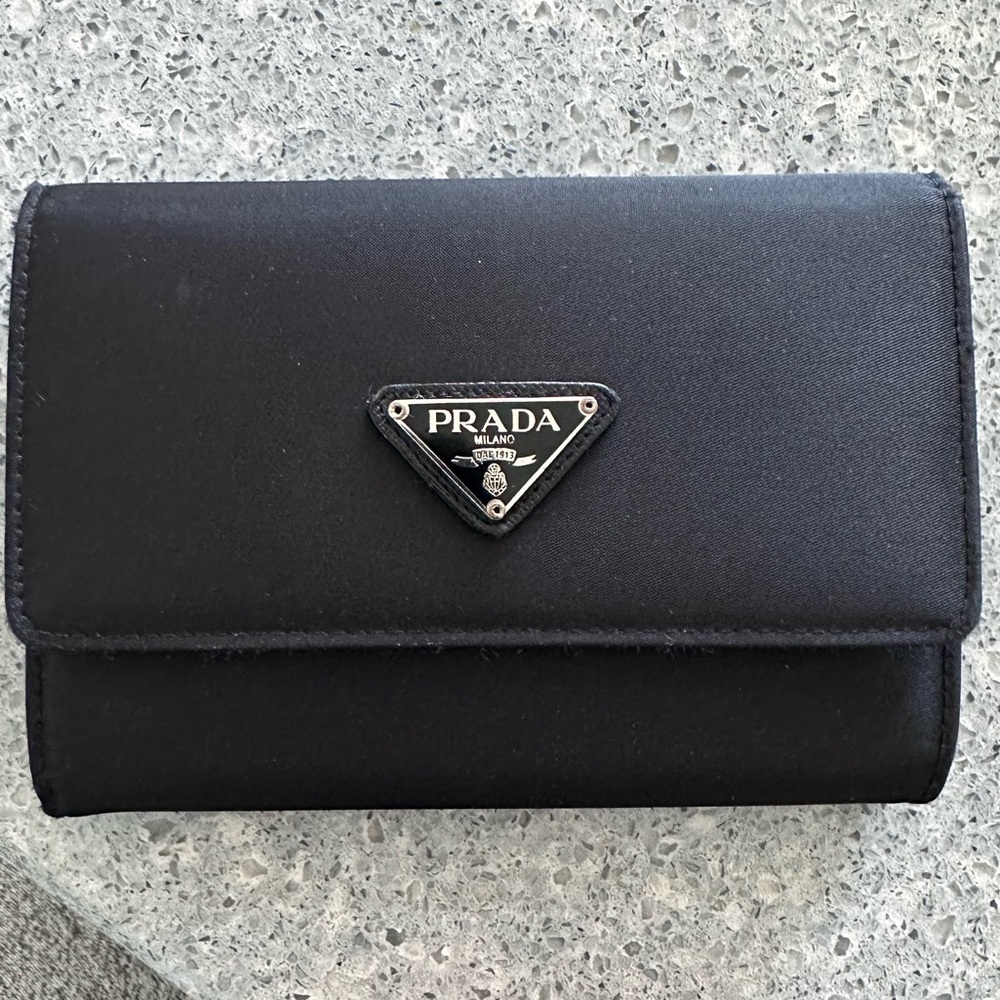 Nylon/Leather Wallet